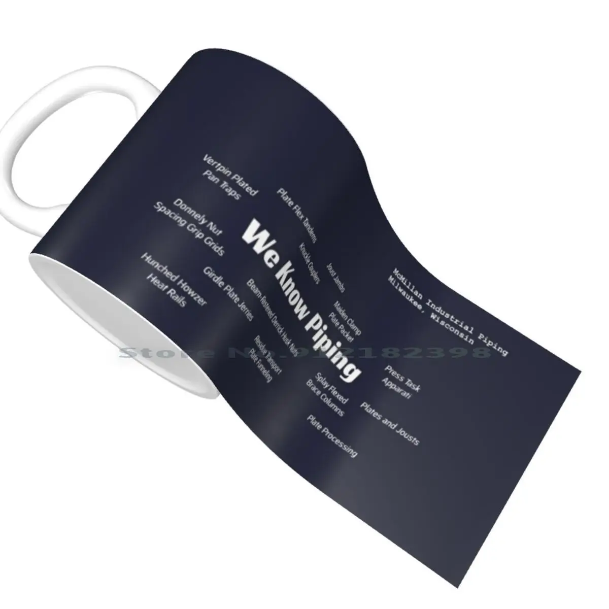 Mcmillan--Мы знаем трубопроводные керамические кружки кофейные чашки Кружка для