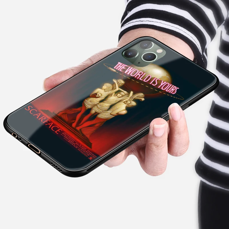 Scarface 1983 пленка Аль Пачино мягкий силиконовый стекло чехол для телефона iPhone SE 6 6s 7 8