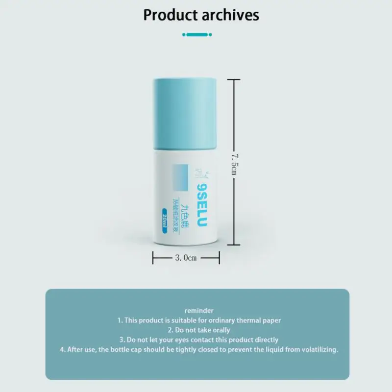 

Mini Correction Fluid Courier Information Smear Liquid Thermal Paper Data Protection Corrector Outdoor Courier Accessories Tools