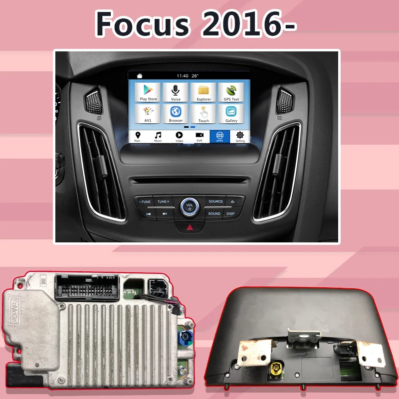Интерфейсная коробка для Android / carplay Ford Focus Fiesta Kuga и т. Д. беспроводной интерфейсный