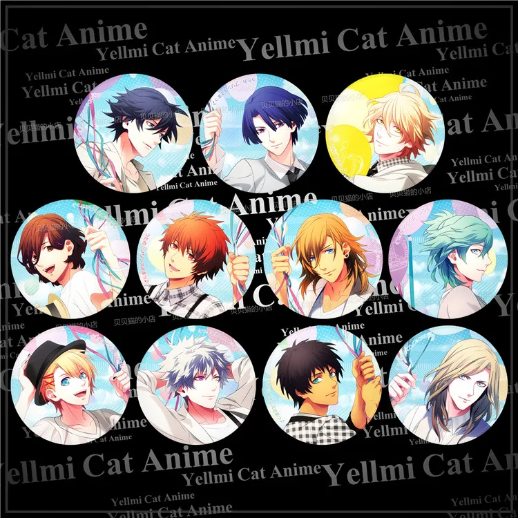 1 шт. брошь Uta no Prince Sama Anime 58 мм Bagdes Haruka Ittoki Otoya Aijima|Броши| |