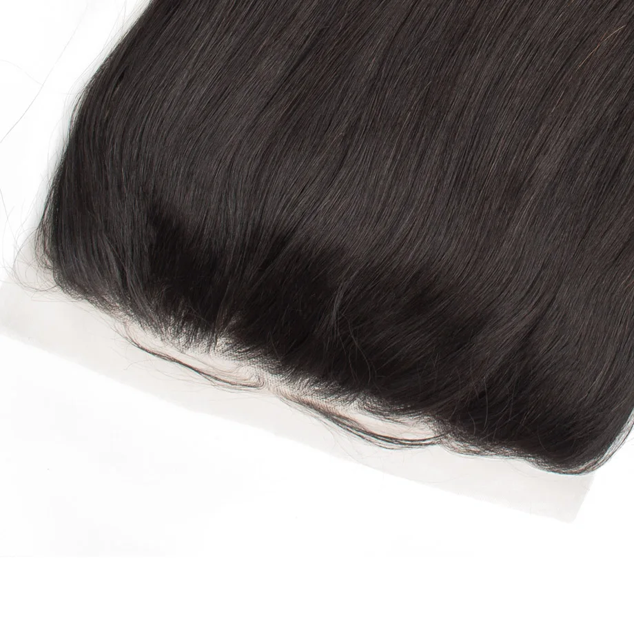 

Brazilian Human Hair Lace Closure Straight 4x13 Transparent Lace Closure With Pre Plucked Baby Hair Bleached Knot Free Shipping