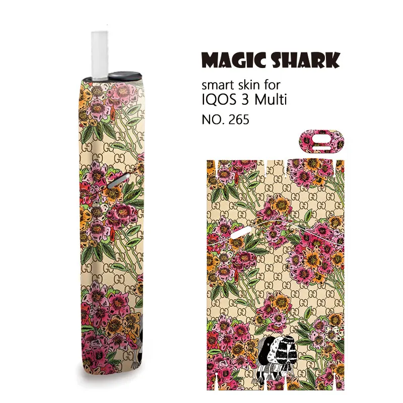 Чехол Magic Shark для IQOS3 100% новый стикер рисования цветов и неба | Мобильные телефоны