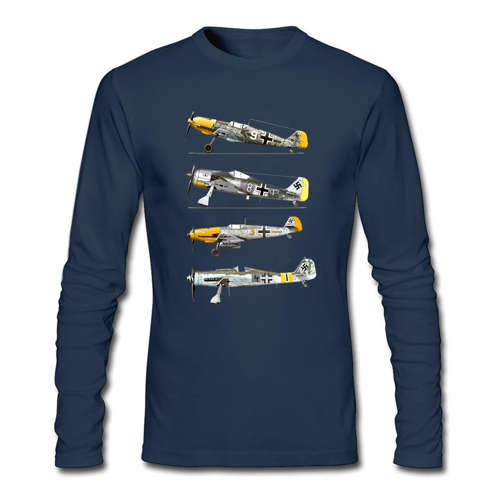 Футболка мужская с круглым вырезом хлопок длинным рукавом летательный аппарат