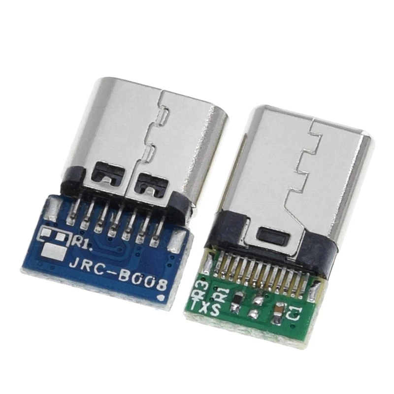 USB 3.1 Тип C разъем 24 штырька розетка адаптер для припоя провода и кабеля P поддержка
