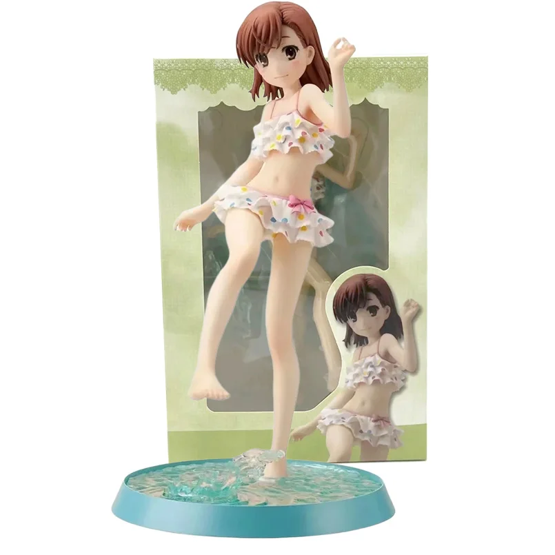 

20cm Q Version Anime A Certain Magical Index Figure Misaka Mikoto PVC Action Figure Toys Collectible model toys kid gift
