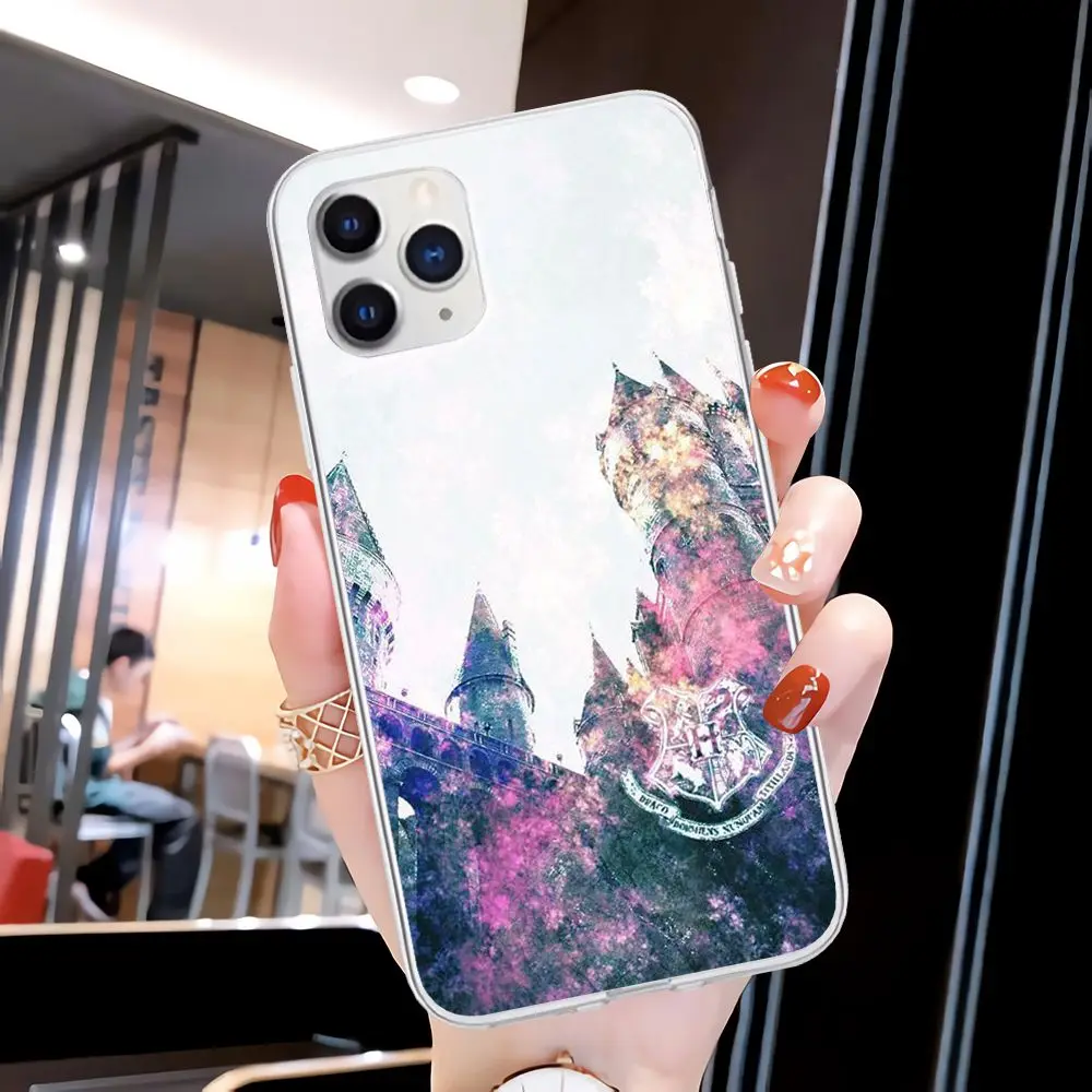 

Harries Potter Transparent Mobile Phone Case For Samsung Galaxy A21S A71 S8 S9 S10 Plus Lite S20 Note 20 Ultra Clear Cover