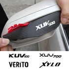Автомобильные непромокаемые брови из углеродного волокна для Mahindra KUV 100 ROXOR SCORPIO THAR XUV 500 XUV 700, непромокаемые аксессуары для тюнинга, Декор