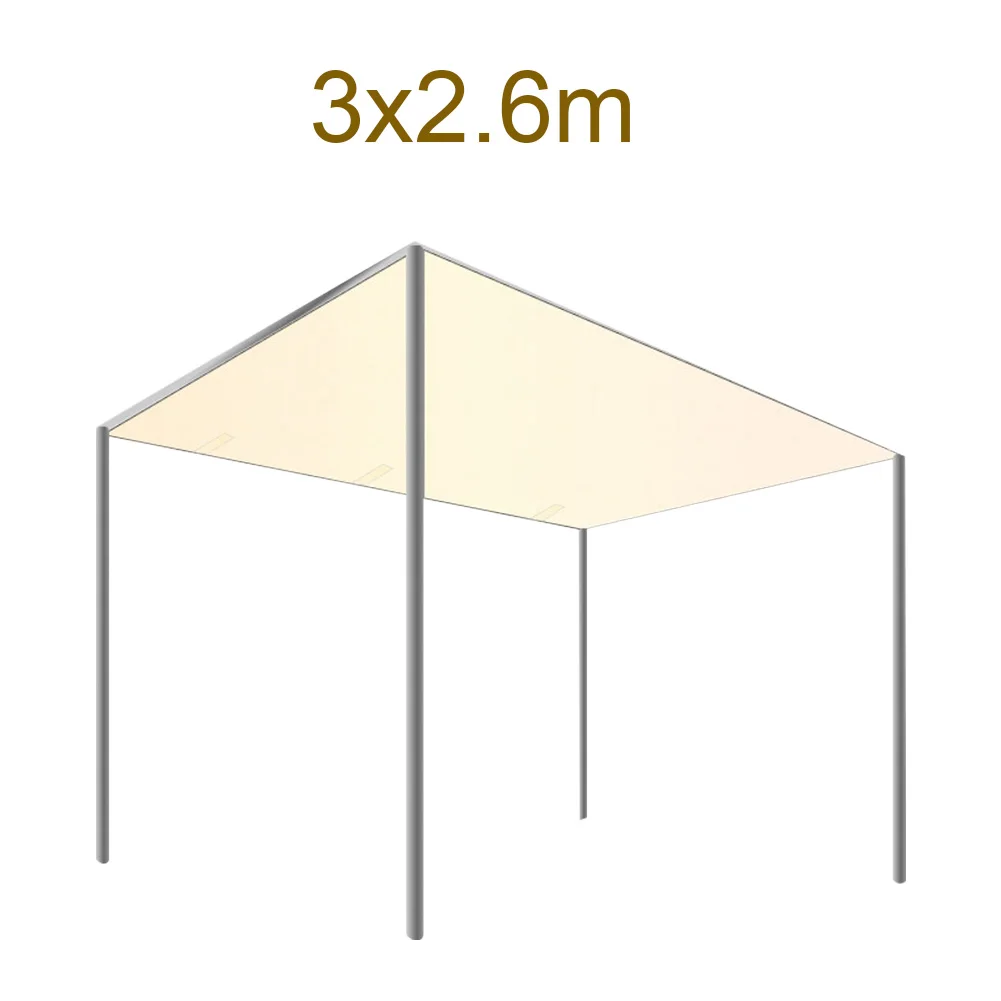 

Sun Shade Sail Decking Waterproof Awning Shading Polyester Lawn Pergola UV Block Outdoor Patio Garden Backyard Easy Install