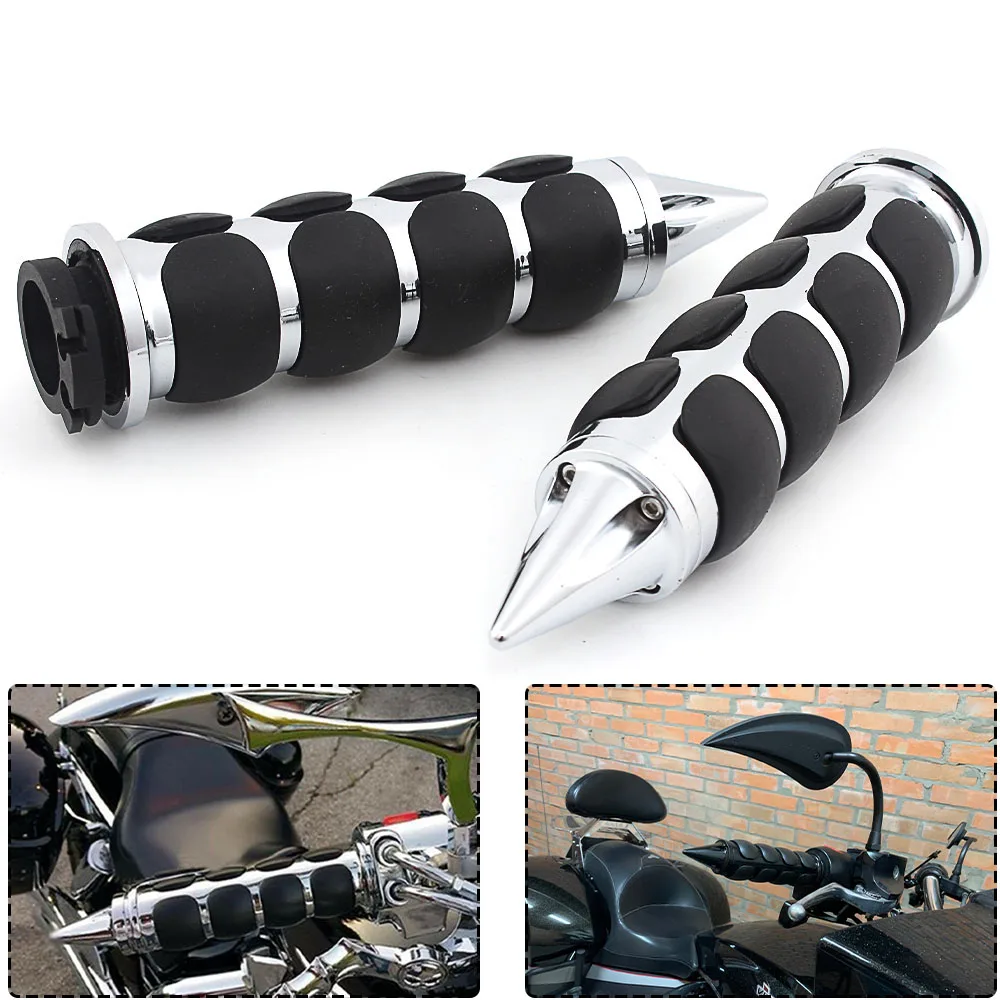 

Универсальные мотоциклетные ручки 1 дюйм 25 мм для Harley Davidson Road King Softail Для Kawasaki Chopper Road V Star