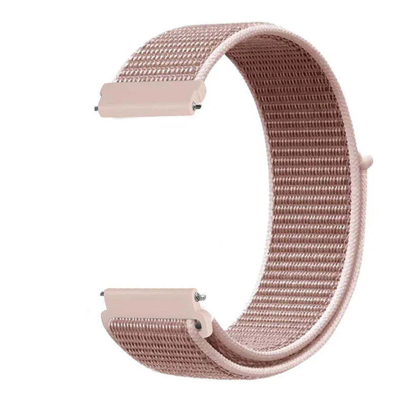 20mm/22mm Nylon Loop Strap for Samsung Galaxy watch 4 3/46mm/42mm/active 2/Gear S3 bracelet For Huawei watch GT/2/2e/Pro