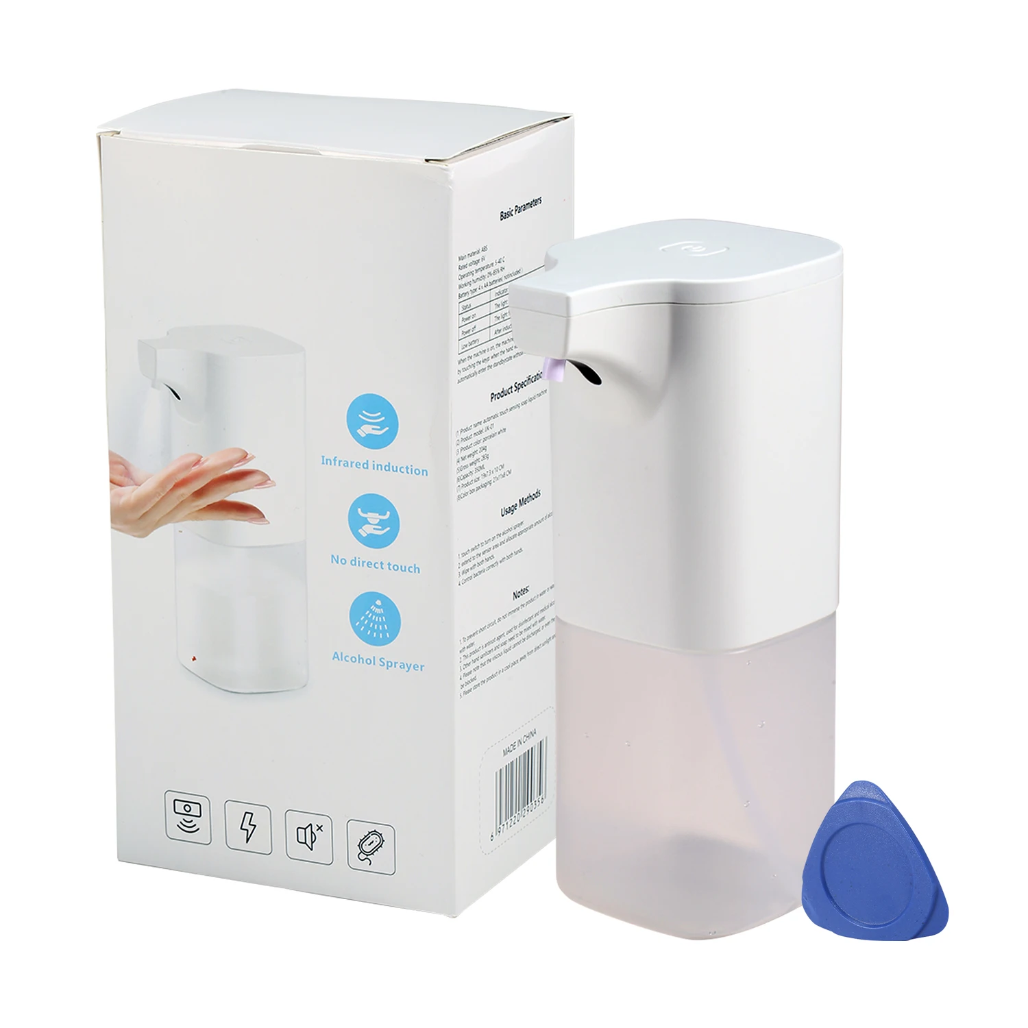 

Automatic Soap Dispenser 350mL Spray Liquid Soap Dispenser IR Infrared Sensor Touchless Soap Dispenser Bathroom Accessories