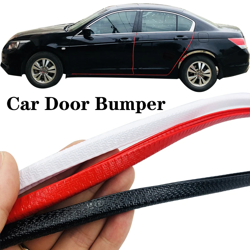 

New 5m Car Door Anti Scratch Protector Strips Auto Sealing Guard Trim Automobile Edge Stickers Decorative Styling Accessories