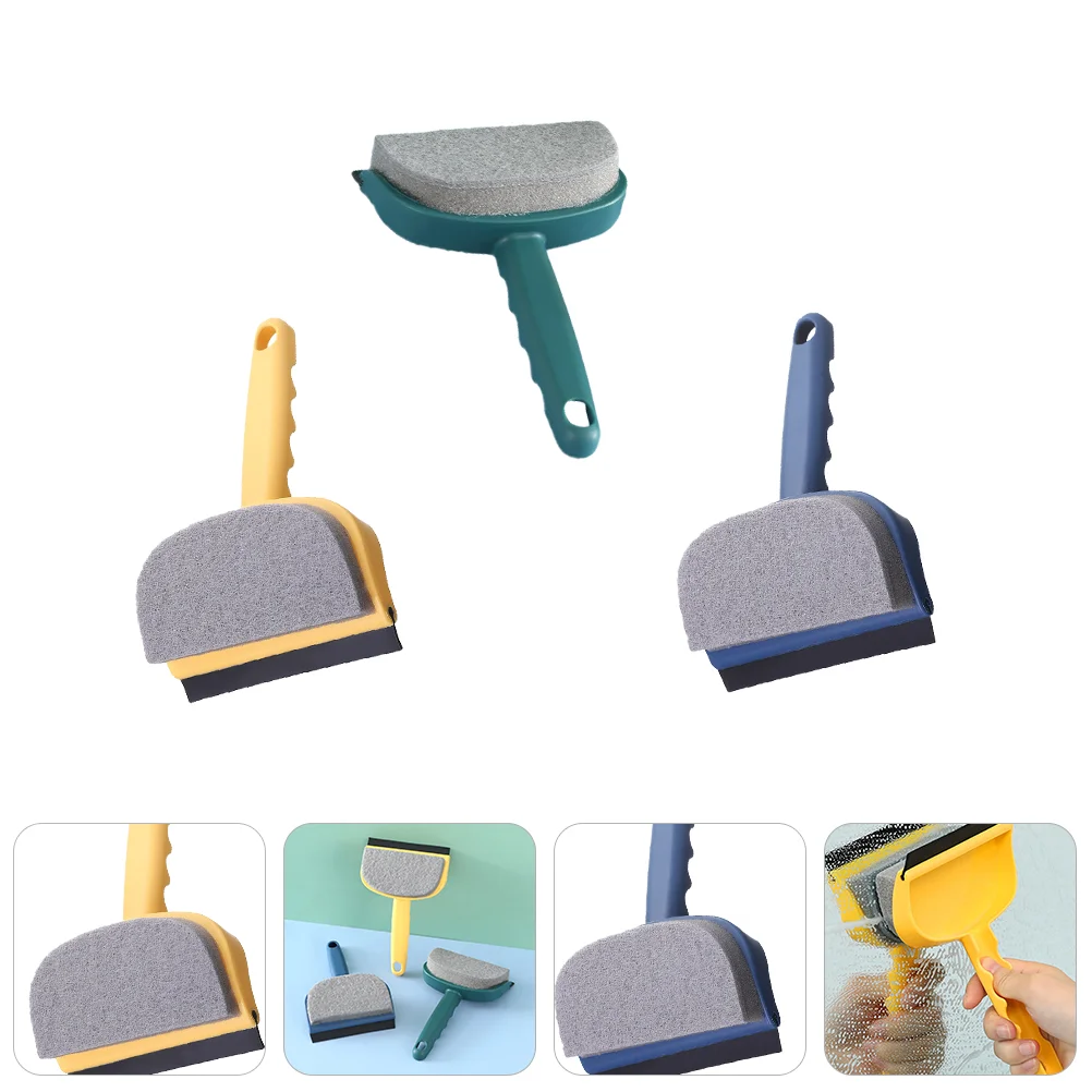 

3pcs Household Glass Wiper Useful Glass Mirror Cleaner Kitchen Bathroom Cleaner
