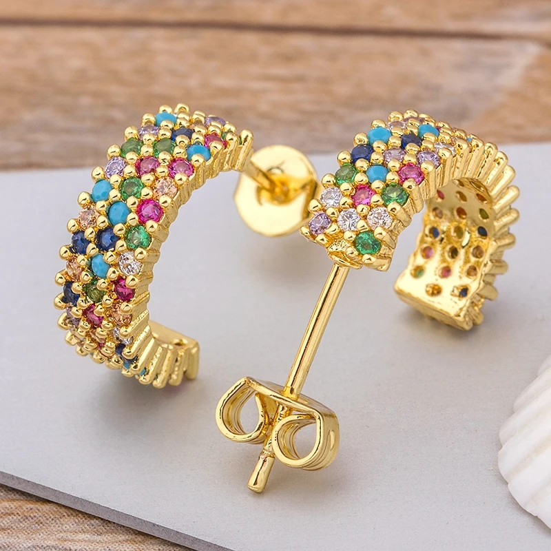 Новое поступление оригинальный дизайн модное Радужное серьги ювелирные изделия