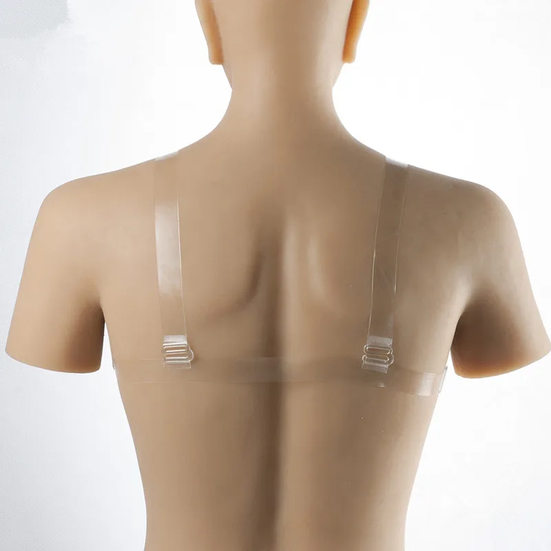 3200g/pair Silicone Breast Prosthesis Straps-on H Cup Crossdresser Fake Boobs Push Up Bra Lingerie Invisible Bra