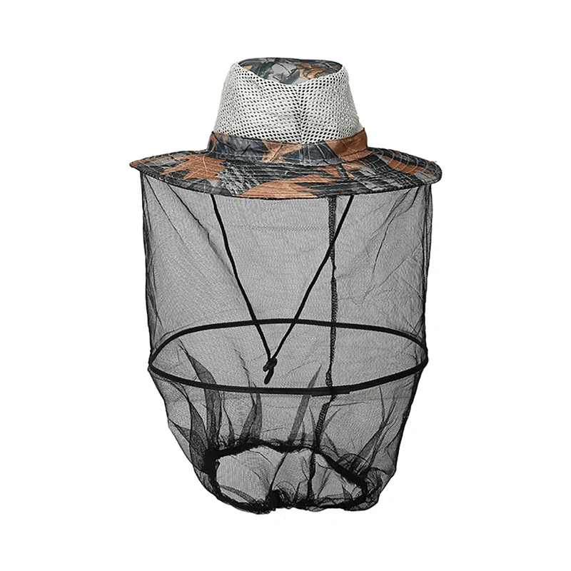 Панама для рыбалки на открытом воздухе дышащая Солнцезащитная шляпа от комаров с