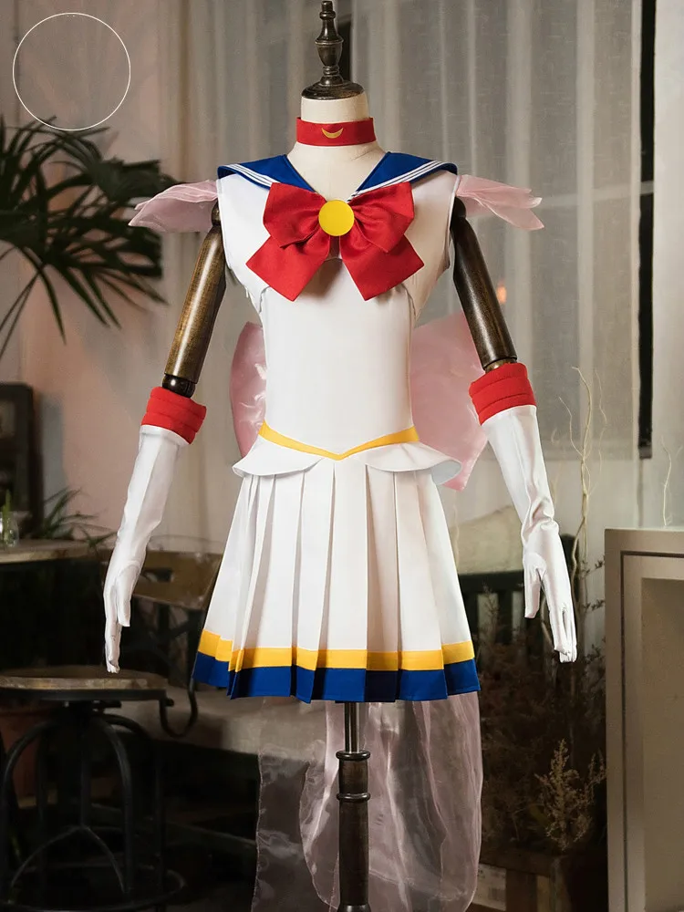 

Anime Girls Sailor Moon Cosplay Costumes Bowknot Dress Kawaii Lolita Sailor Uniform