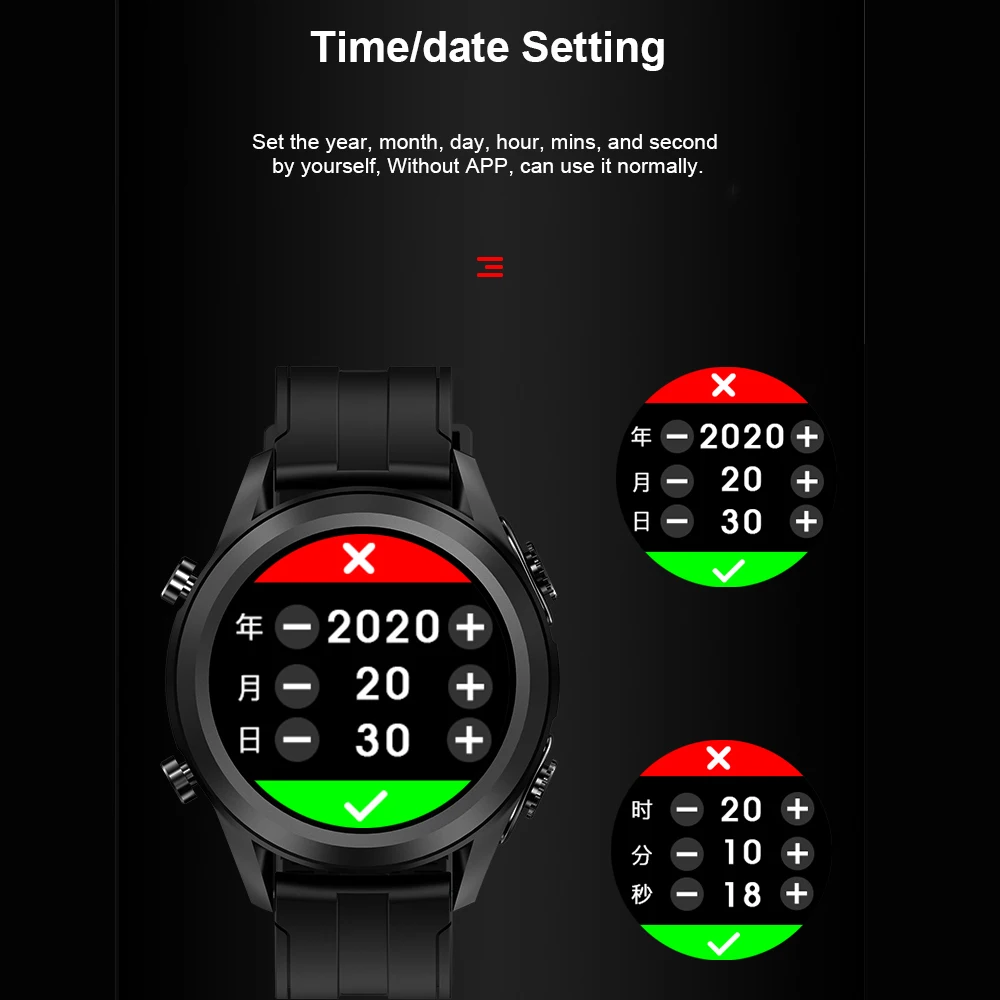 New Tws 2 In 1 Wireless Bluetooth Headset Smart Watch Men Full Touch Screen Heartrate Sport Music Smartwatch For Android IOS | Электроника