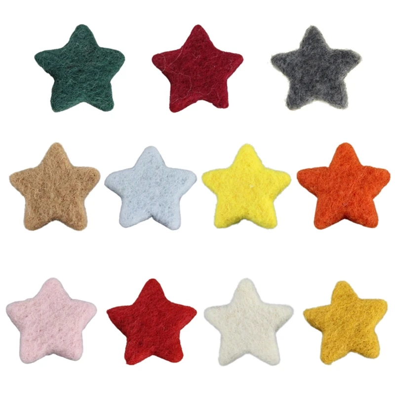 

5Pcs Newborn Photography Props Baby Wool Felt Stars Photo Shooting Accessories