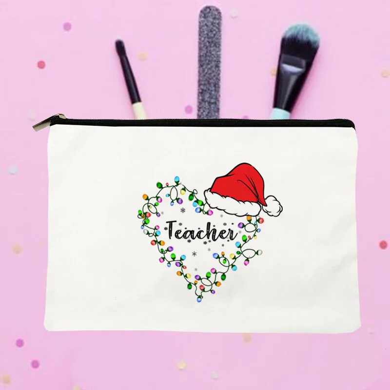 

Women lights christmas Printed Make up bag Fashion Women Cosmetics Organizer Bag for Travel Colorful Storage Bag for Lady Bag