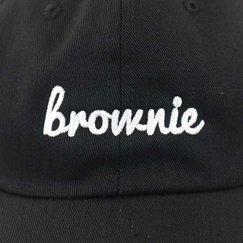

Set of 2 Couple Caps Hats Cotton Letter Embroidery Brownie Blondie Sports Baseball Cap Men Women Fashion Dad Hat Snapback New