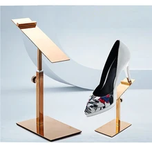 Free shipping stainless steel shoe display stand removable mounting shoe rack women sandals holder high heel leather shoe rack Free shipping stainless steel shoe display stand removable mounting shoe rack women sandals holder high heel leather shoe rack
