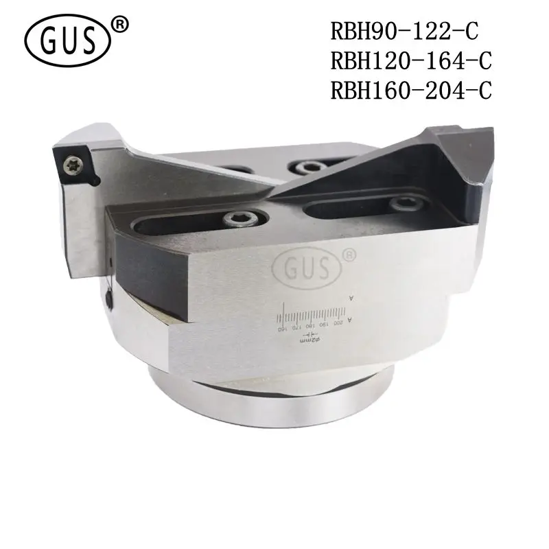 

CNC Adjustable RBH 90-122 double-edged BT30 BT40 tool holder boring bar boring cutter with boring handle LBK rough boring head