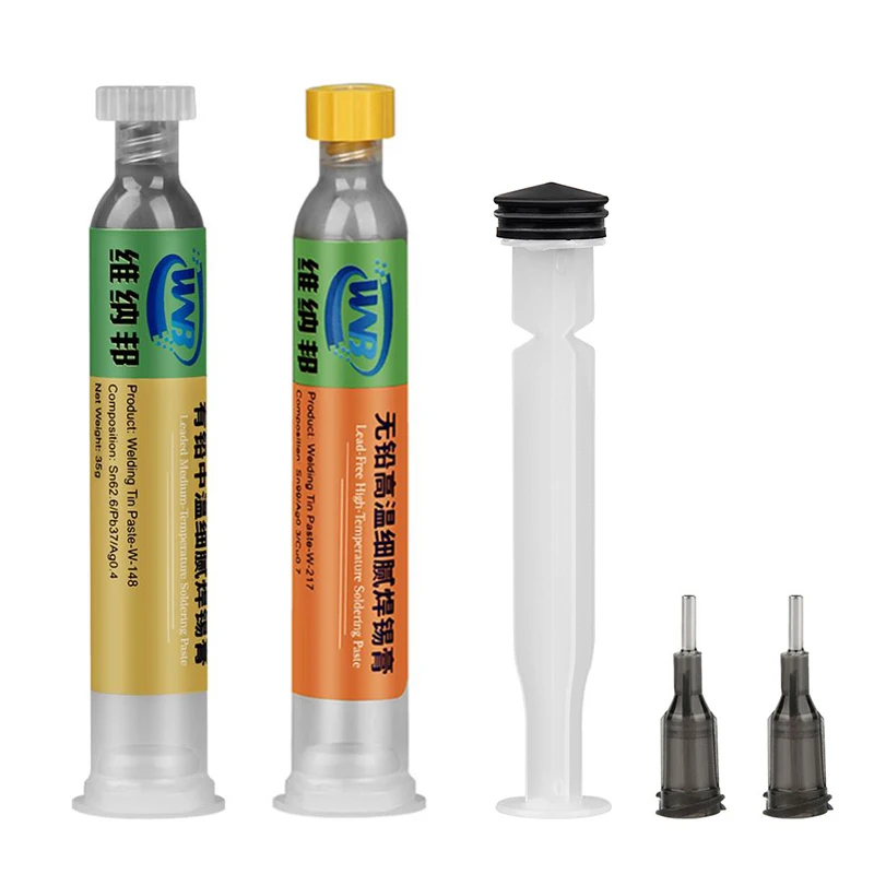 Шприц 10CC для пайки Оловянная паста бессвинцовый сварочный флюс 35 г крем iPhone