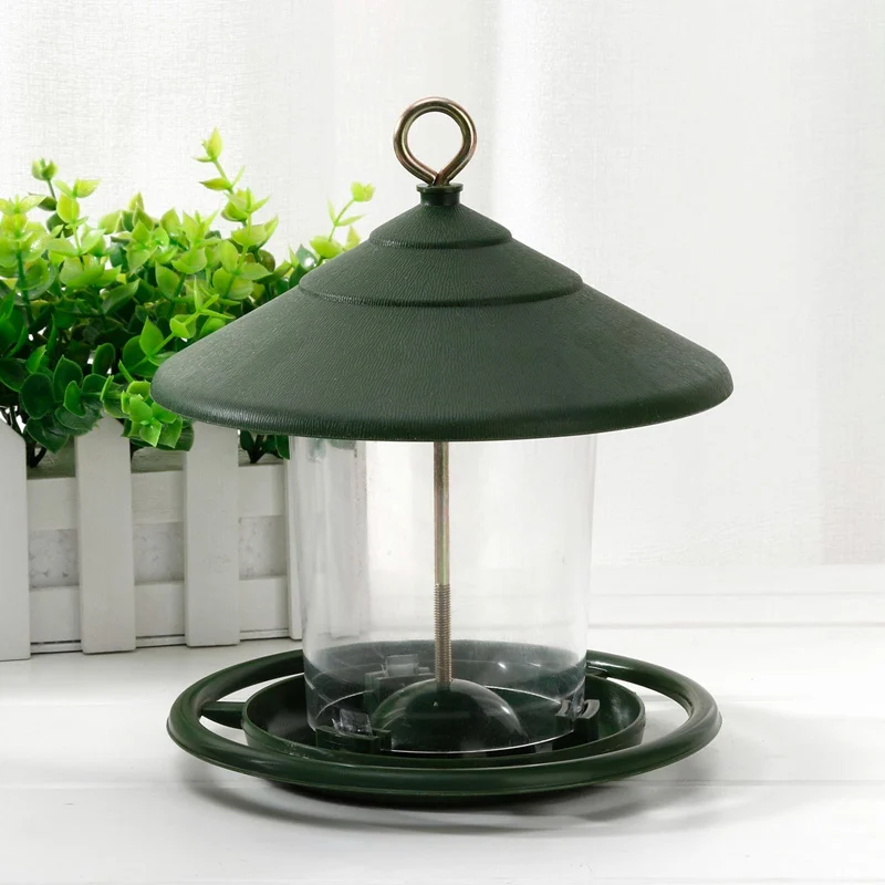 

1 Pcs Automatic Wild Bird Seeds Feed Forest Hanging Cup Garden Feeding Bird Feeder Outdoor Indoor Pet Feeding Tools