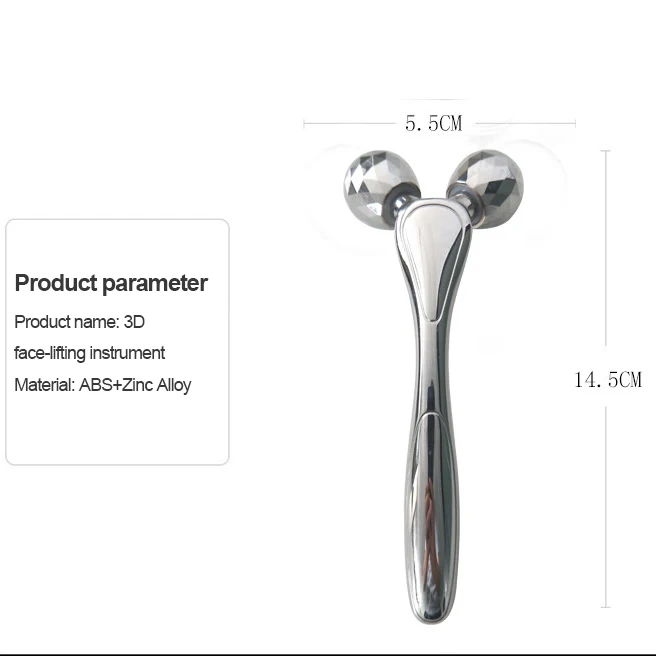 

3D Roller Massage Face Lift Thin Face Instrument Beauty Wrinkle Removal Tightening Skin Roller Massager