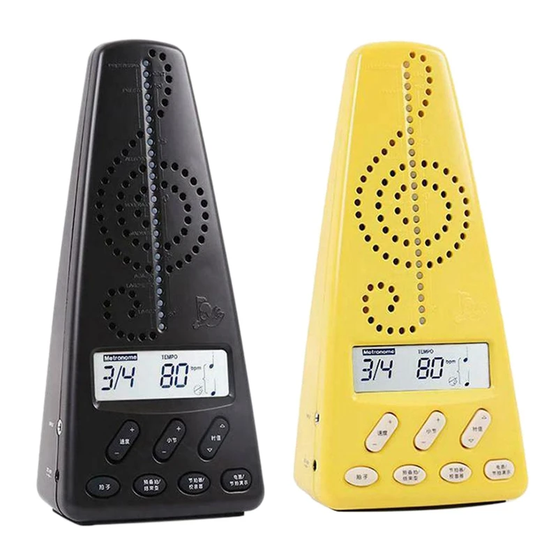 

Quality Cherub 2 Set WMT-220 LCD Electronic Metronome Tuner Guitar Piano Drum Musical Instrument General Rhythm Metronome,B & C