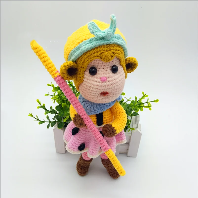 Король обезьян солнце WuKong ручной работы детские мягкие плюшевые животные