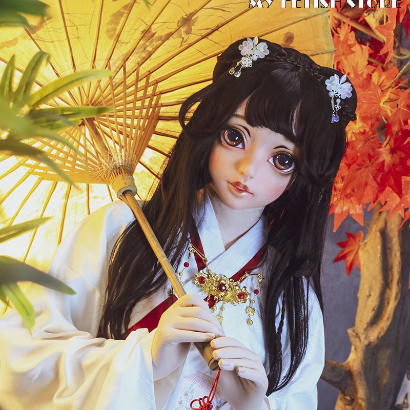 Кастомизированная маска косплея Кигуруми для половины/полной головы женского/девочкового персонажа японских анимационных мультфильмов смолы (KXZ05)