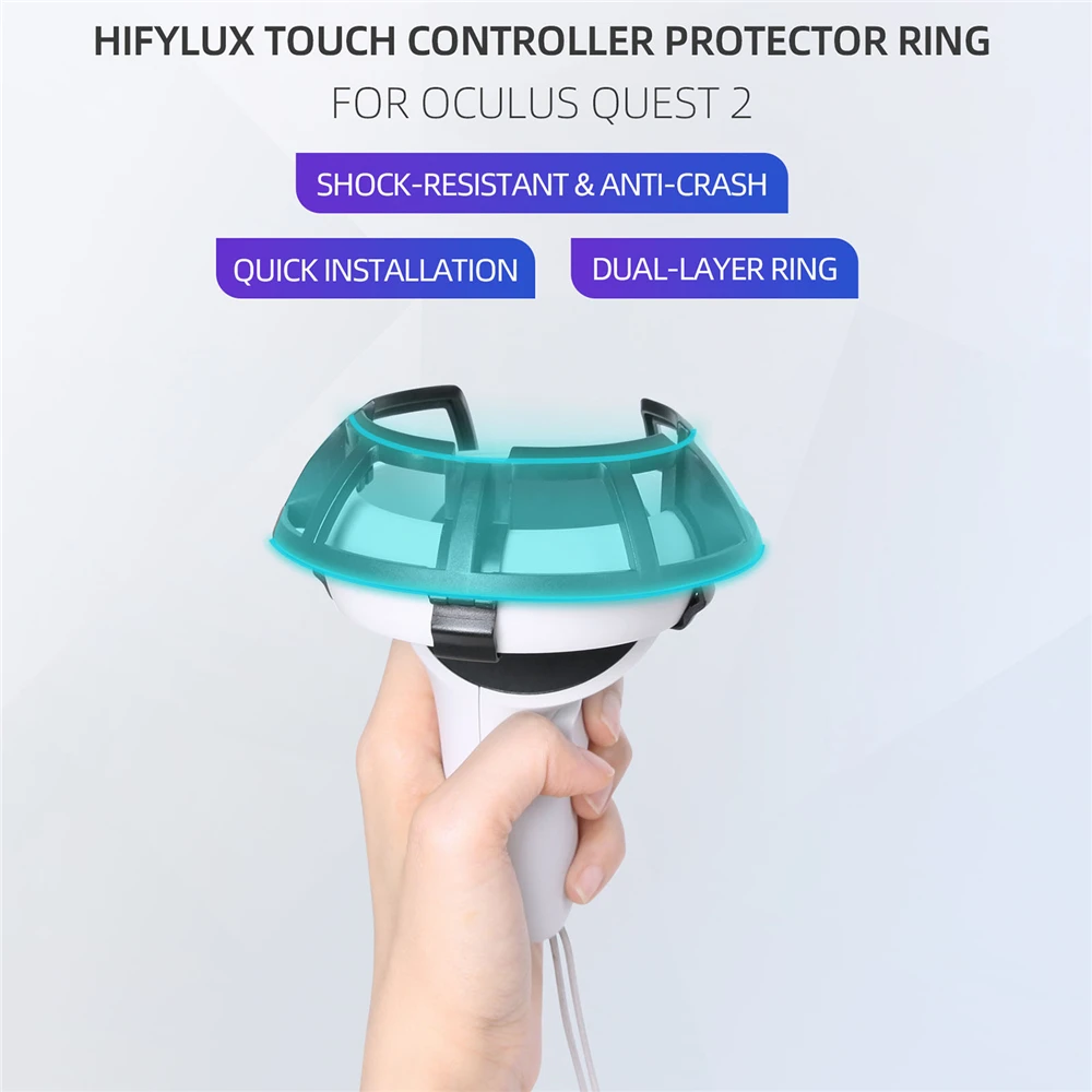 

Anti-collision VR Touch Controller Protective Cages For Oculus Quest 2 VR Controller Cage Guard For Oculus Quest 2