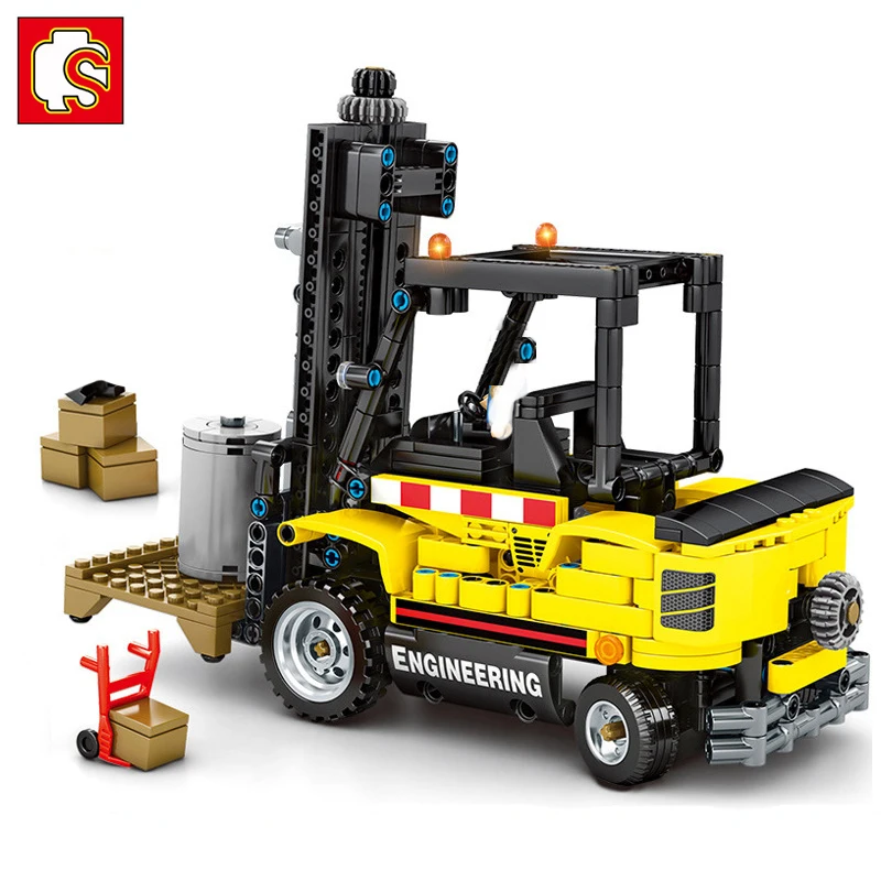 Sembo строительные блоки для грузовых автомобилей инженерный игрушечный