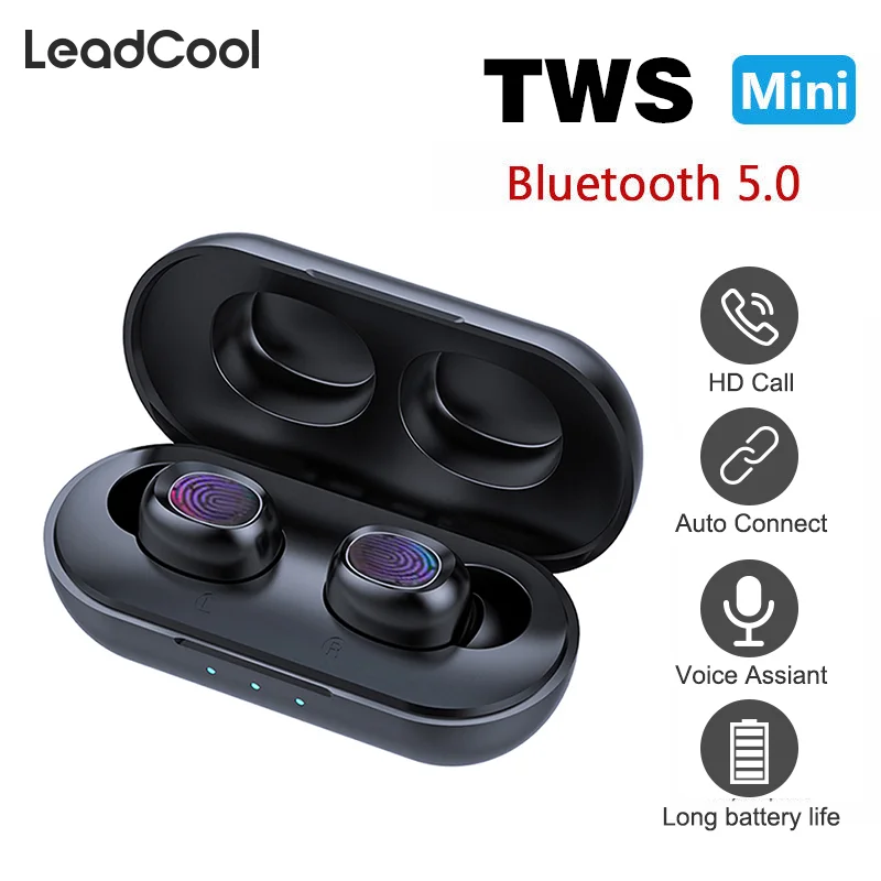 B5 Наушники Беспроводные Bluetooth 5 0 гарнитура TWS водонепроницаемые IPX5 спортивные