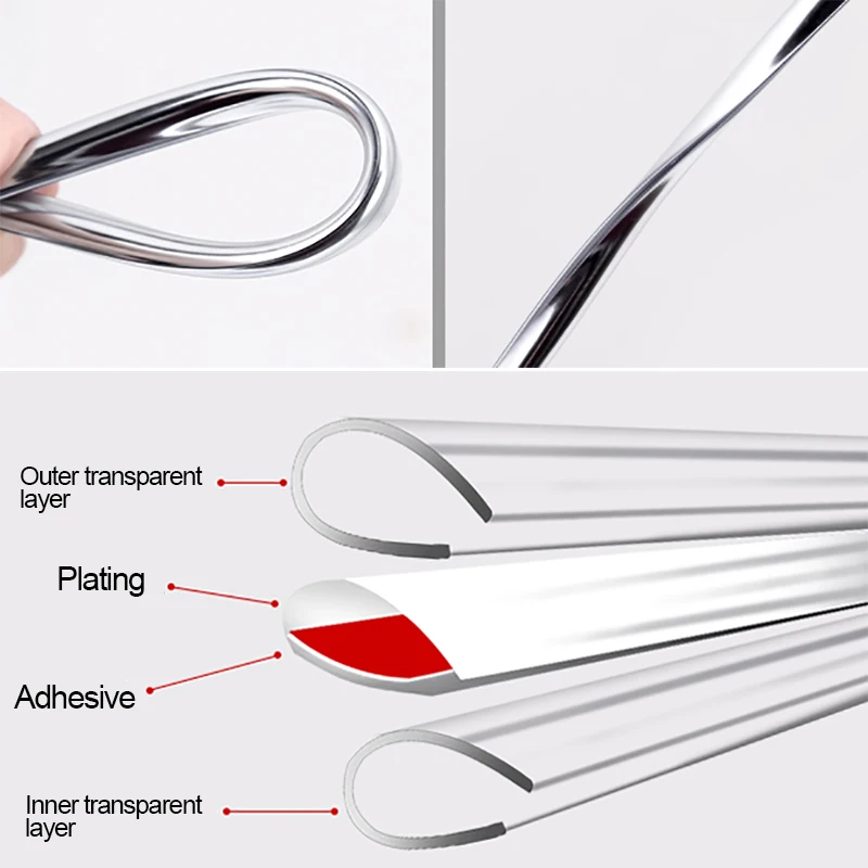 10 метров защитная лента для дверей автомобиля декоративная полоса кромки двери