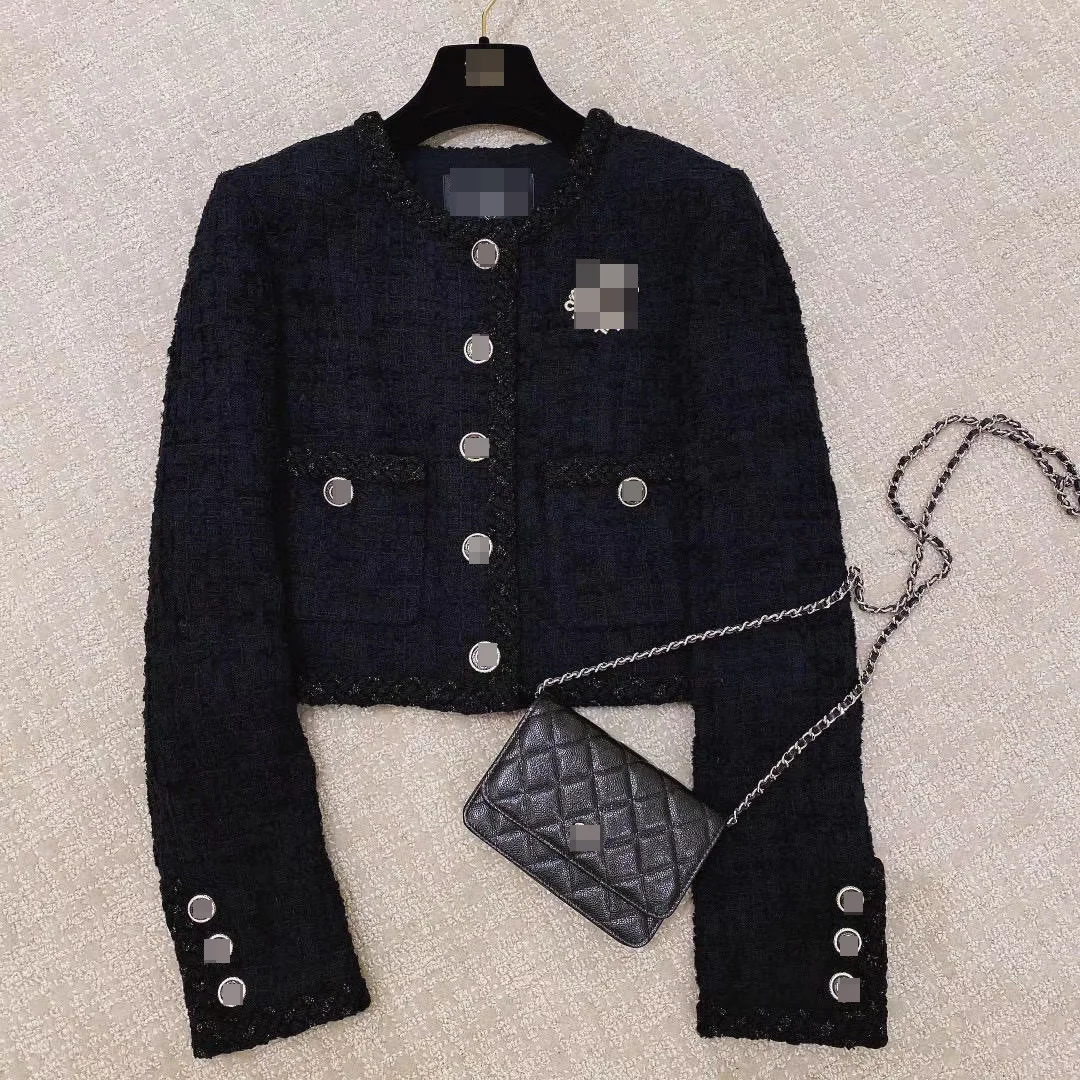 

2021 new spring xiaoxiangfeng tweed short coat women's top celebrities