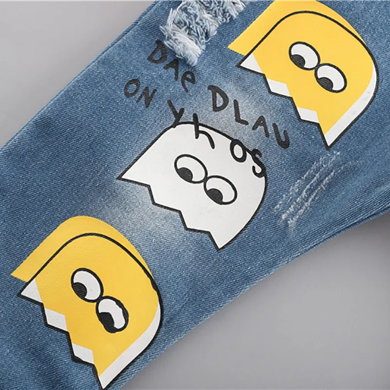 

Baby Boy Clothing Sets Spring Cartoon Fashion T-shirt+Denim Pants Set Summer Kid Outfit Toddler Children Cotton Sports Clothes