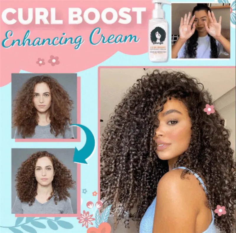 Curl Boost повышения груди крем идеальные локоны волос бустер мгновенный эффект