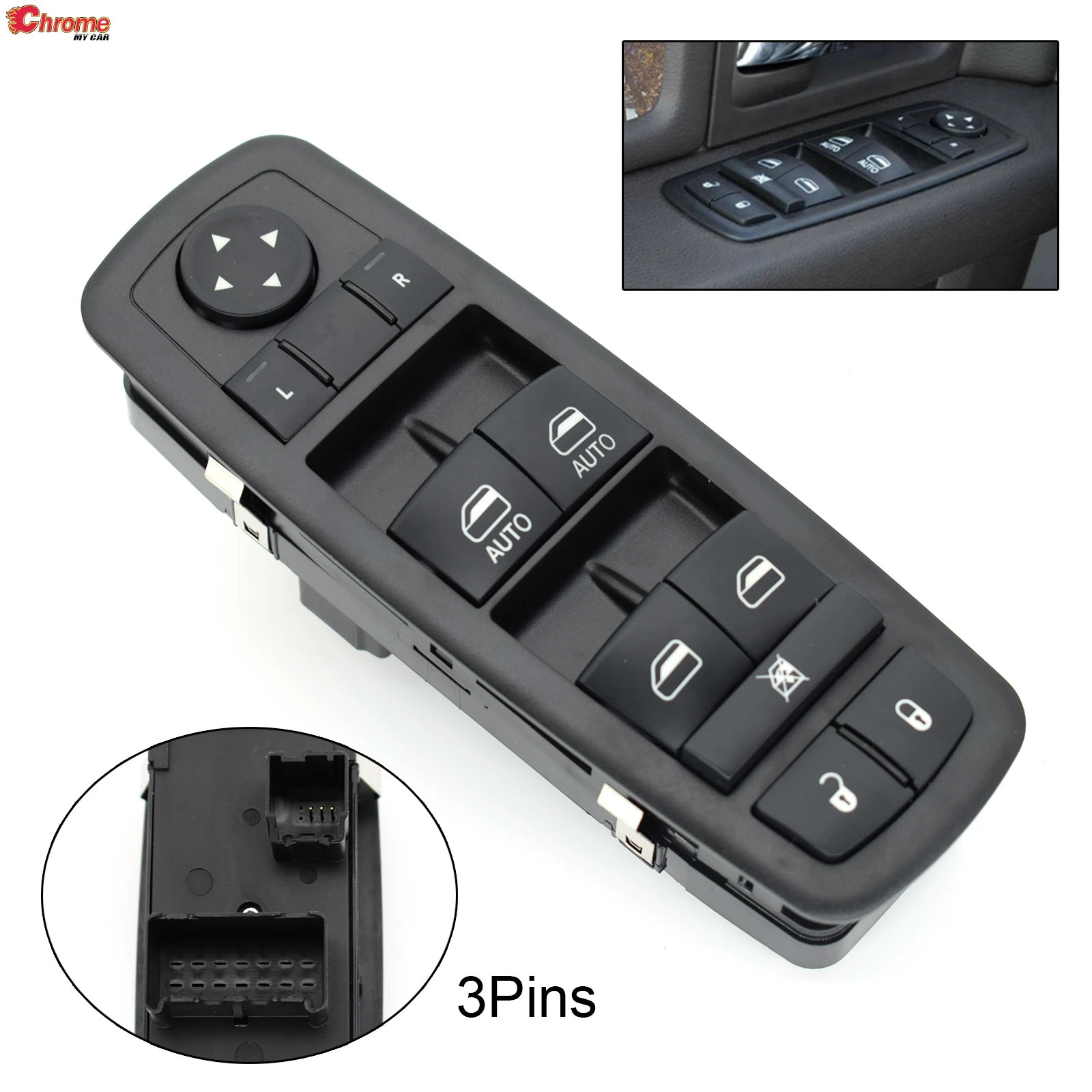 Переключатель переднего левого электрического стеклоподъемника для Chrysler Town &