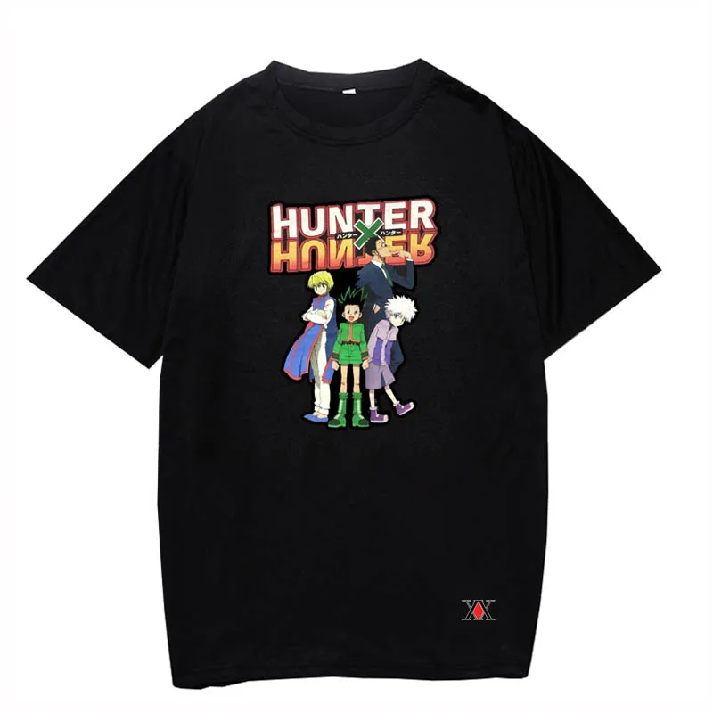 

Men Women T Shirt Tops Kawaii Hunter X Hunter Anime Soft Manga Slim Fit O-neck T-shirt Harajuku Teens Tees
