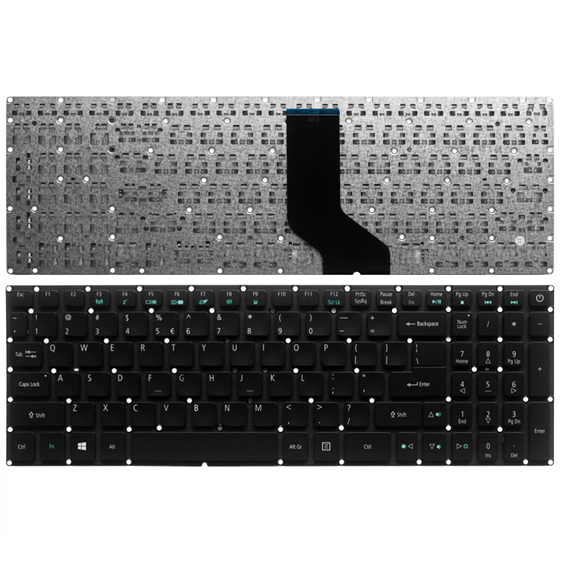 Новинка для Acer AspireV17 VX15 VN7 593 793 793G VX5 591 591G 52WN US клавиатура ноутбука черный без