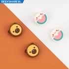 GeekShare Силиконовые колпачки для джойстика Nintendo Switch, колпачки с милыми животными для захвата большими пальцами для переключателя OLED, крышка джойстика для Switch Lite