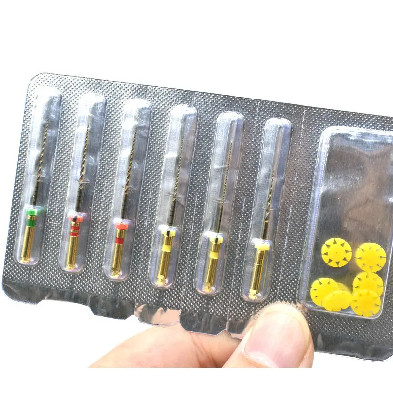 Золотые эндофайлы eflydent для корневых каналов