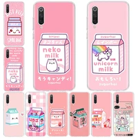 kawaii japanese strawberry milk phone case for xiaomi redmi 10x 10c 10a 9 10 prime 9t 9c 9a 8a 8 7a 7 6a 6 s2 k40 k30 k20 pro ca