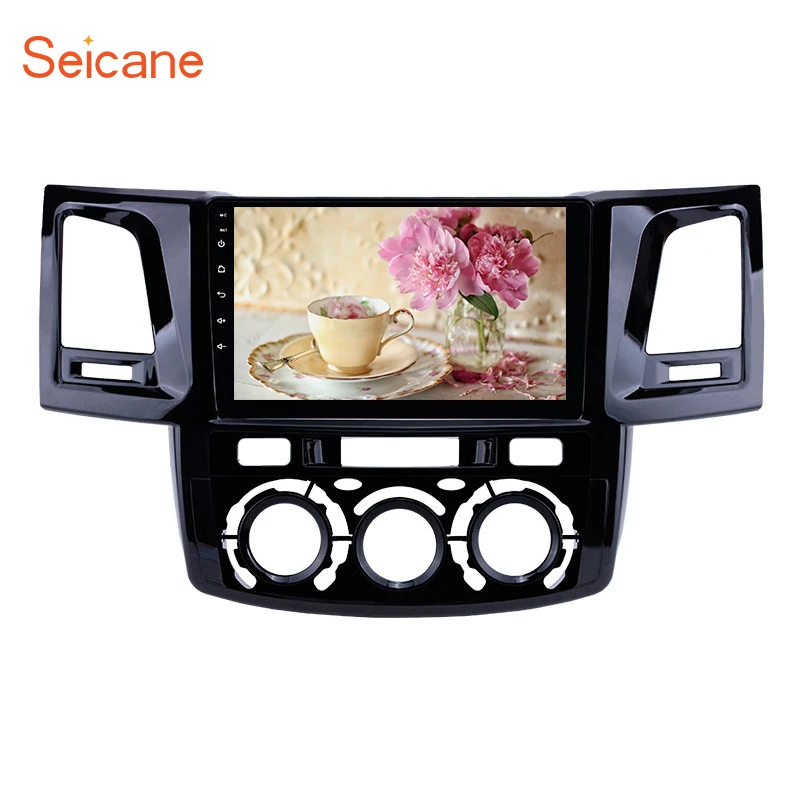 Seicane автомобильный 2Din Стерео gps 9 &quotHD Android 8 1 для Toyota Fortuner/Hilux Руководство A/C 2008 2014