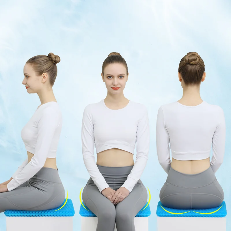 Gel cushion car honeycomb chair office sedentary fart breathable butt silicone cold | Дом и сад