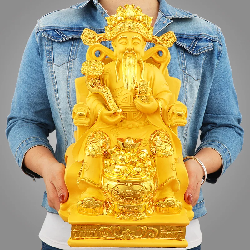 

Feng Shui wen God Of Wealth Presents The Statue Of Zhaocai Buddha For Home Use Living Room Shop Decoration Housewarming worship